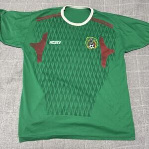 Mexico Soccer Jersey Mens Large Green Blokecore Federacion Mexicana De Futbol